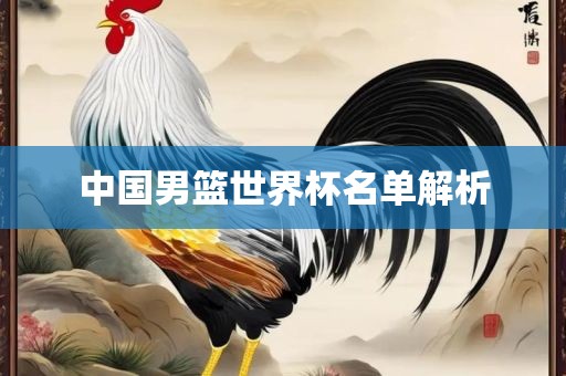 中国男篮世界杯名单解析