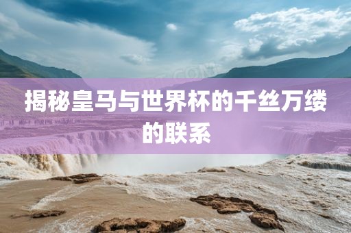 揭秘皇马与世界杯的千丝万缕的联系