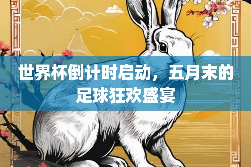 世界杯倒计时启动，五月末的足球狂欢盛宴