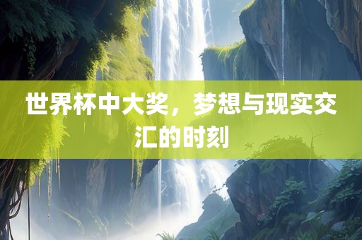 世界杯中大奖，梦想与现实交汇的时刻