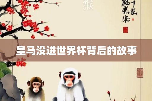 皇马没进世界杯背后的故事