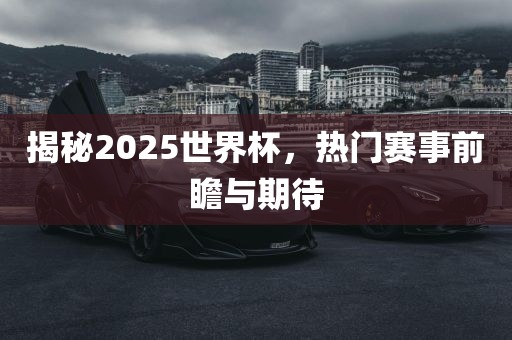 揭秘2025世界杯，热门赛事前瞻与期待