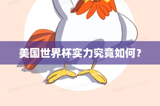 美国世界杯实力究竟如何？