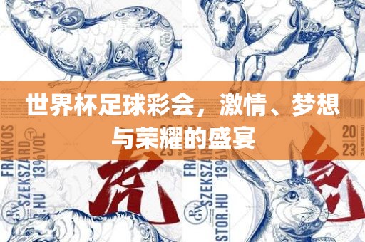 世界杯足球彩会，激情、梦想与荣耀的盛宴