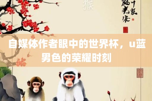 自媒体作者眼中的世界杯，u蓝男色的荣耀时刻