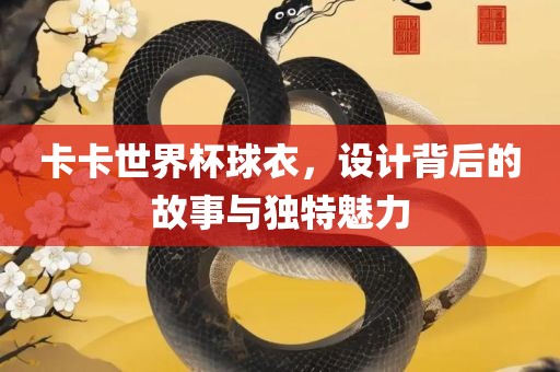 卡卡世界杯球衣，设计背后的故事与独特魅力