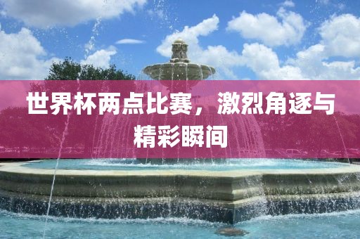 世界杯两点比赛，激烈角逐与精彩瞬间