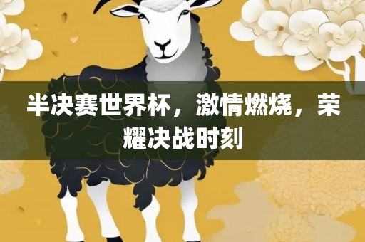 半决赛世界杯，激情燃烧，荣耀决战时刻