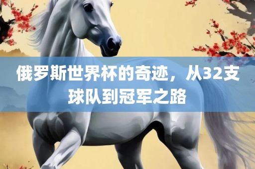 俄罗斯世界杯的奇迹，从32支球队到冠军之路