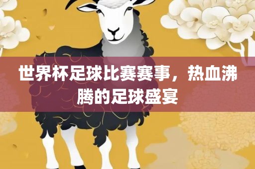 世界杯足球比赛赛事，热血沸腾的足球盛宴