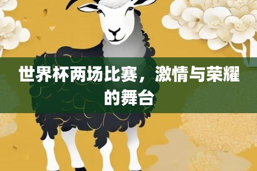 世界杯两场比赛，激情与荣耀的舞台