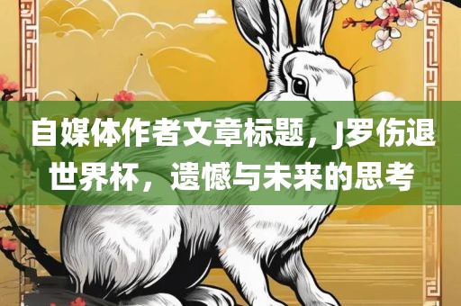 自媒体作者文章标题，J罗伤退世界杯，遗憾与未来的思考