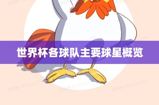 世界杯各球队主要球星概览