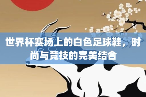 世界杯赛场上的白色足球鞋，时尚与竞技的完美结合