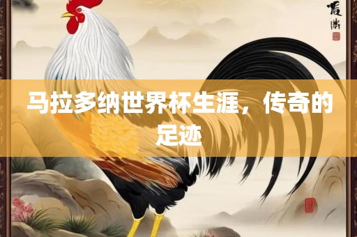 马拉多纳世界杯生涯，传奇的足迹