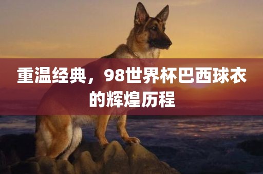 重温经典，98世界杯巴西球衣的辉煌历程