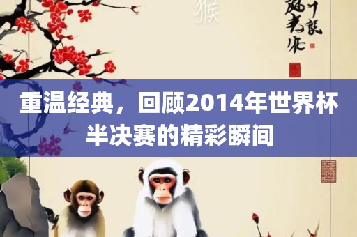 重温经典，回顾2014年世界杯半决赛的精彩瞬间