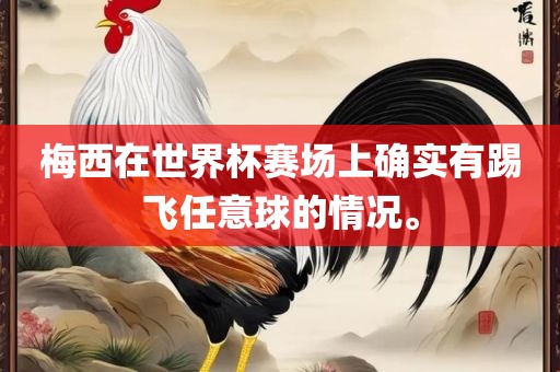 梅西在世界杯赛场上确实有踢飞任意球的情况。