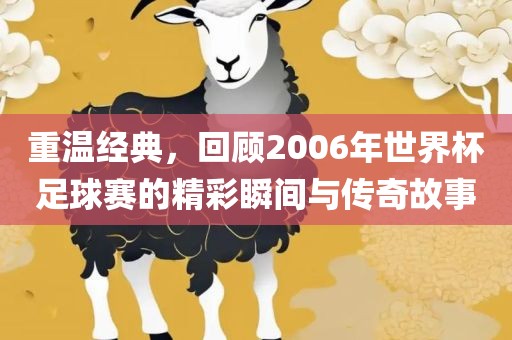 重温经典，回顾2006年世界杯足球赛的精彩瞬间与传奇故事