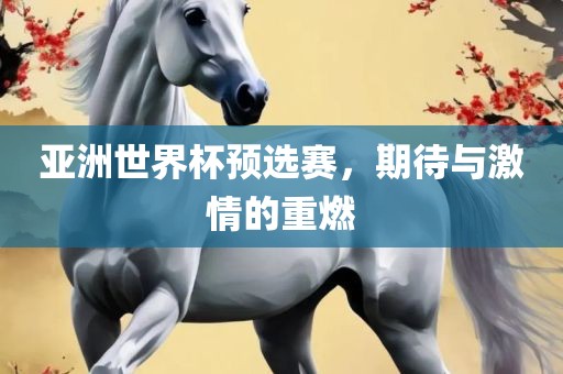 亚洲世界杯预选赛，期待与激情的重燃