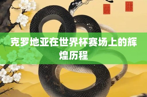 克罗地亚在世界杯赛场上的辉煌历程