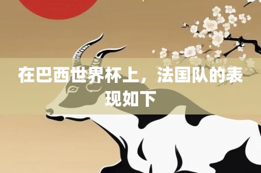 在巴西世界杯上，法国队的表现如下