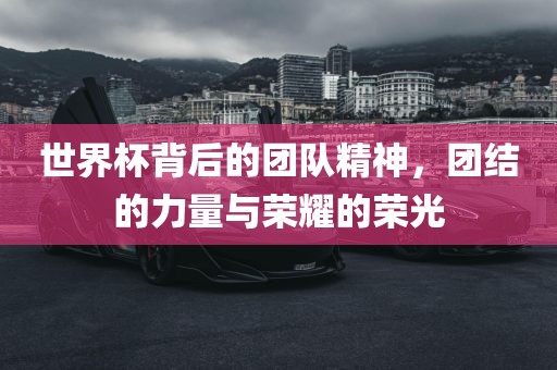 世界杯背后的团队精神，团结的力量与荣耀的荣光
