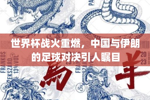 世界杯战火重燃，中国与伊朗的足球对决引人瞩目