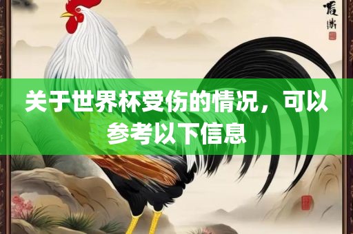 关于世界杯受伤的情况，可以参考以下信息