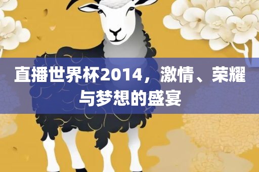 直播世界杯2014，激情、荣耀与梦想的盛宴