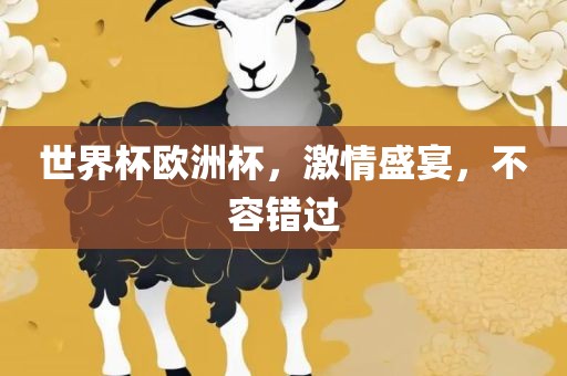 世界杯欧洲杯，激情盛宴，不容错过