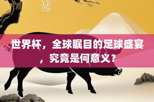 世界杯，全球瞩目的足球盛宴，究竟是何意义？吉安市靖泰电力工程有限公司