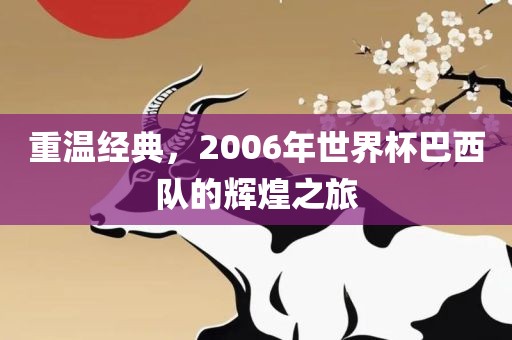 重温经典，2006年世界杯巴西队的辉煌之旅