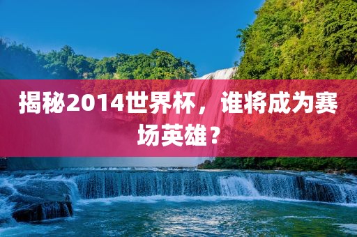 揭秘2014世界杯，谁将成为赛场英雄？