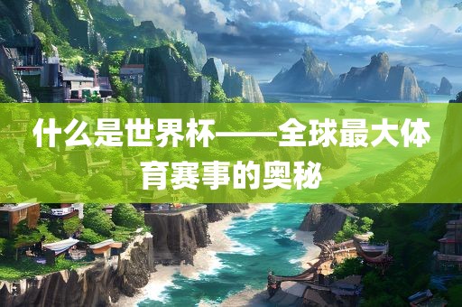 什么吉安市靖泰电力工程有限公司是世界杯——全球最大体育赛事的奥秘