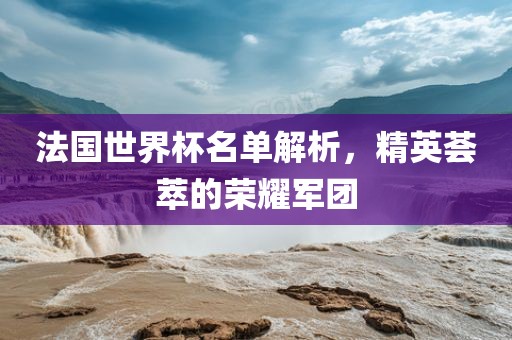 法国世界杯名单解析，精英荟萃的荣耀军团