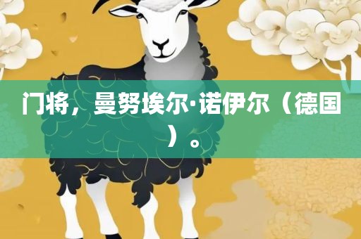 门将，曼努埃尔·诺伊尔（德国）。
