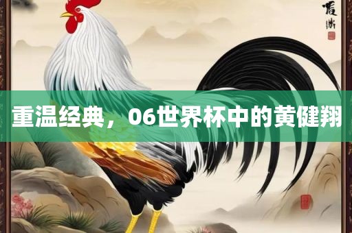 重温经典，06世界杯中的黄健翔