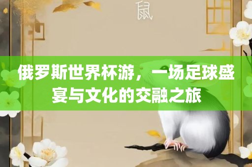 俄罗斯世界杯游，一场足球盛宴与文化的交融之旅
