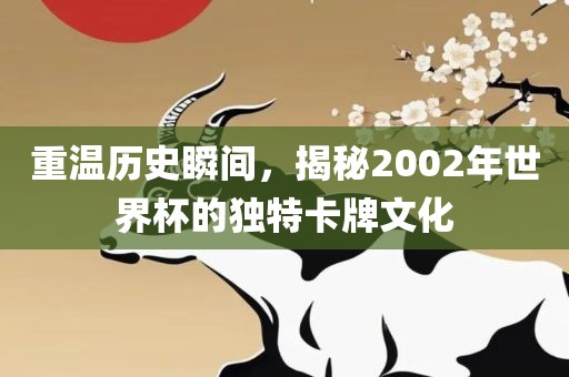 重温历史瞬间，揭秘2002年世界杯的独特卡牌文化