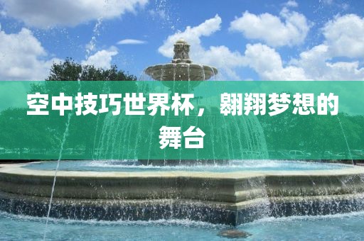 空中技巧世界杯，翱翔梦想的舞台