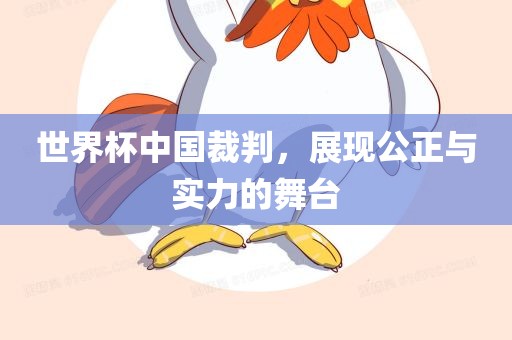 世界杯中国裁判，展现公正与实力的舞台吉安市靖泰电力工程有限公司