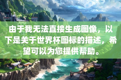 由于我无法直接生成图像，以下是关于世界杯图标的描述，吉安市靖泰电力工程有限公司希望可以为您提供帮助。