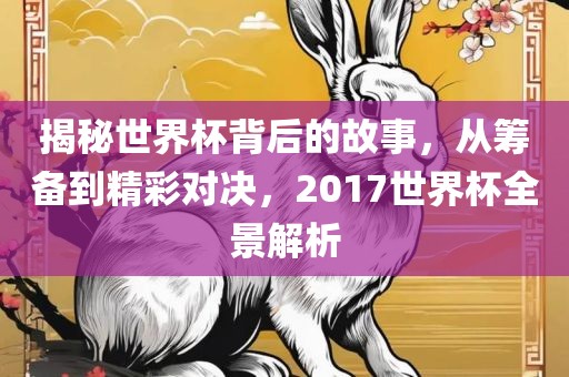揭秘世界杯背后的故事，从筹备到精彩对决，2017世界杯全景解析