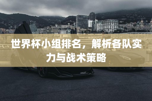 世界杯小组排名，解析各队实力与战术策略吉安市靖泰电力工程有限公司