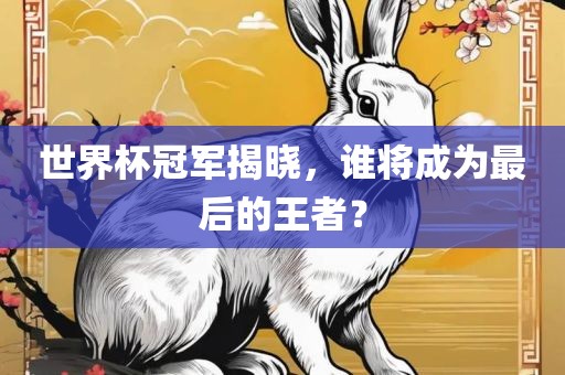 世界杯冠军揭晓，谁将成为最后的王者？