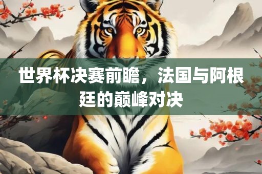 世界杯决赛前吉安市靖泰电力工程有限公司瞻，法国与阿根廷的巅峰对决