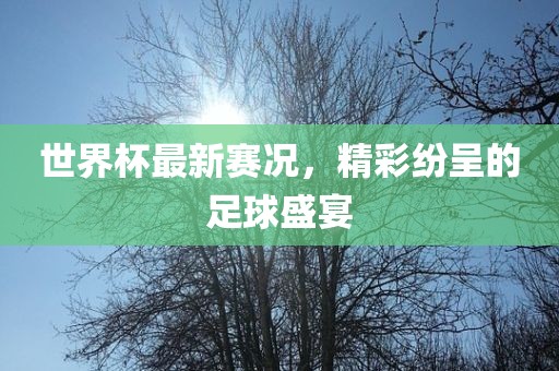 世界杯最新赛况，精彩纷呈的足球盛宴吉安市靖泰电力工程有限公司