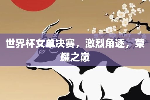 世界杯女单决赛，激烈角逐，荣耀之巅