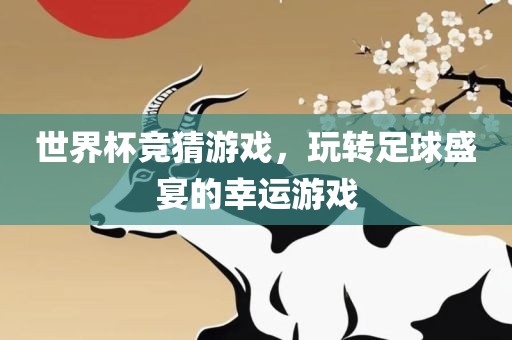 世界杯竞猜游戏，玩转足球盛宴的幸运游戏吉安市靖泰电力工程有限公司